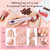 AzureBeauty Dip Powder Nail Kit with Electric Nail Drill, 24 Colors Nude Pink Glitter Nail Powder Starter Kit with Dip Liquids Base Top Coat Activator Portable Manicure French Nail Art Essential Set