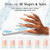 Tammy Taylor 180 Grit Emery Boards for Natural Nails, 100/180 Limas para Uñas, Professional Finger Nail Files for Women, Manicure Tools, Salon Art Supplies & Accessories, Disposable Fingernail File