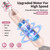 Professional Manicure Pedicure Kit, Cordless Electric Nail File Set, Rechargeable Pedicure Tools for feet, 5 Speeds Hand Foot Care Nail Drill for Thick Nail Toenail Cuticle Women Men Baby Pets-Rose