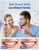 Rechargeable Tooth Polisher, Teeth Polishing Kit for Teeth Whitening, Tooth Polisher for Tartar Stain Removal, Teeth Cleaner Tools for Home Use with 3 Polish Paste and 5 Brush Heads, LED Light