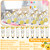 Dimsile 100 Pcs / 50 Sets Bee Themed Baby Shower Favors for Guest Sweet As Can Bee Theme Baby Shower Favor a Little Honey Is on The Way Hand Cream Honeycomb Soap Yellow Guest Return Gift Gender Reveal