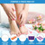 ForPro 5-Piece Pedi Kit, 100-Count, Individually-Packed Pedicure Set, Purple Pumice Pad, Wood Nail File 80/100 Grit, Mini Buffer 80/100 Grit, Wood Stick, Toe Separators