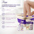 Fivona Foot Care Kit 3 in 1 - Foot Soak Blend with Epsom Salt, Lavender and Essential Oils - Collapsible Foot Soak Basin - Dual Action Foot File