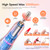 PEACECOLOR 52Pcs Poly Nail Gel Kit with Drill and U V Light 24 Colors Poly Nail Extension Gel with Cat Eye Nail Polish Glossy Matte Top Coat Nail Rhinestones Starter Kit Home Salon DIY Gifts for Women