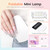 PEACECOLOR 52Pcs Poly Nail Gel Kit with Drill and U V Light 24 Colors Poly Nail Extension Gel with Cat Eye Nail Polish Glossy Matte Top Coat Nail Rhinestones Starter Kit Home Salon DIY Gifts for Women