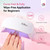 SAVILAND Hema-Free Poly Gel Nail Kit for Starter: 15 Colors Poly Gel for 28 Day Long-Lasting, Purple Cat Eye Duochrome Nail Extension Kit with Slip Solution U V Lamp, Suitable for Dance Party Nail Art