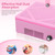 SAVILAND Nail Dust Collector, 60W Powerful Nail Vacuum Dust Collector with Brush, Compact Electric Dust Suction Machine with Reusable Filter Manicure Tool for Acrylic Nail Gel Polishing,Salon & Home