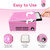 SAVILAND Nail Dust Collector, 60W Powerful Nail Vacuum Dust Collector with Brush, Compact Electric Dust Suction Machine with Reusable Filter Manicure Tool for Acrylic Nail Gel Polishing,Salon & Home