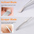 Famlife 7-Piece Professional Pedicure Kit with Toenail Scissors Cuticle Trimmer Nail File Pedicure Knife Blade,Stainless Steel Tools Ingrown Toenail Removal Kit for Nail Care