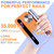 MEKK Nail Drill Kit,35000RPM Electric Nail Drill Professional Electric Nail File with 12PCS Bits,Anti-Shaking Cordless E Filer for Nails with LCD Display,Home & Salon (Orange Blue)