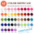VANREESA Gel Nail Polish Kit with U V Light and Nail Drill Kit 75 Pcs Gel Polish Nail Set 45 All Season Colors Nail Polish Set Base Coat & 4 Effects Top Coat Complete Nail Kit Gifts for Women