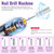 PHOENIXY 63 Pcs Gel Nail Polish Kit with U V Light and Drill, 45 Colors Gel Nail Polish with 5 Pcs Base Top Coat Manicure Starter Nail Polish Set Valentine Gifts for Women