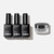 Nailboo Dip Powder Nail Kit Bundle – Base Coat, Activator, Top Coat & Build Powder, New Premium Formula, Strengthens Nails, Locks Color, Seals Shine, Clear 1oz 4 Piece Set