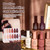 Beetles Brown Gel Polish Set - Brownie Bliss 6 Colors Nude Beige Taupe Cocoa & Rose Gold Pearl Shimmer Gel Nail Polish, Soak Off UV Led Lamp Needed Manicure DIY Salon Home Gifts for Women