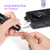 SAVILAND Professional Nail Drill 40000 RPM: Portable Electric Nail Drill Kit File Machine with Ceramic Nail Bit Sanding Bands for Quick Acrylic Removal Manicure Salon Home Use, Black Diamond
