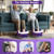 ECARBME Foot Spa Bath Massager with Heat, Foot Soaking Tub with 22 Massage Rollers, Temperature Control, Jets, Bubbles, Epsom Salt and Vibration, Foot Bath soak tub for Relaxation- Purple