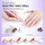 Acrylic Nail Kit for Beginners with Everything ,11 Colors Acrylic Powder Nails Kit Acrylics Set with Drill U V Light 3Pcs Gel Polish 24Pcs Glitter Powders Rhinstones Nail Art Extensions Home Gift Set