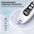 Electric Nail File Drill, Cordless 2000 mAh Rechargeable Nail Filer Electric, Portable Nail Dril 10 Speeds Professional Machine Drill for Nails Acrylic Manicure and Thick Toenails Grinder (White)
