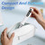 Electric Nail File Drill, Cordless 2000 mAh Rechargeable Nail Filer Electric, Portable Nail Dril 10 Speeds Professional Machine Drill for Nails Acrylic Manicure and Thick Toenails Grinder (White)