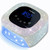 HUGMAPLE Cordless UV LED Nail Lamp with Sparkling Silver Diamond, 72W Rechargeable Nail Dryer for Gel Nails, Fast Curing Light with 4 Timer Settings, Mirror Base, Touch Control for Salon & Home