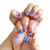 Piggy Paint | 100% Non-Toxic Girls Nail Polish Pen Marker | Safe, Cruelty-free, Vegan, & Low Odor for Kids |3-pack Princess Pop Piggy Pen Bundle - PURPLE Power, Blazin' BLUE, Razzle RED