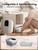 RIKE Collapsible Foot Spa with Fast PTC Heating and Massage, 14 Temp Control Precise Heated Foot Bath, Smart Digital Touch Screen & Ambient Light, Space-Saving Design,2026 Fathers Day Gift for Men