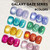 CANNI 8 Pcs 9 ML Cat Eye Gel Nail Polish Set, Red Pink Blue Green Yellow Glitter Rainbow Holographic Cat Eye Gel Polish Kit with Magnet Shimmer Colors Nail Art Manicure Salon DIY Gifts