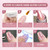 CANNI 8 Pcs 9 ML Cat Eye Gel Nail Polish Set, Red Pink Blue Green Yellow Glitter Rainbow Holographic Cat Eye Gel Polish Kit with Magnet Shimmer Colors Nail Art Manicure Salon DIY Gifts