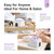 Saviland Essentials Nail Polish Remover Machine: Nail Soaking Bowl & Acetone Nail Polish Remover Gel Nail Remover Machine with Nail Soak off Bowl Soaker Tech Acrylic Nail Remover Steam Salon Home DIY