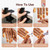 Saviland Advanced Practice Hand for Acrylic Nails: 2025 Upgraded Anti-Slip Nail Practice Hand Flexible Nail Tech Supplies 200Pcs Nail Tips Nail Glue Clipper Manicure Trainng Hand Nail Kit for Beginner