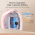 MelodySusie Professional Cordless UV Nail Lamp with Metal Base, P-Plus30GT Nail Dryer with Smart Sensor for Salon & DIY Home Use Fast Cures All Hard Gels, Especially Extension & Glitter Gel Polishes