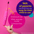 Burst Kids & Toddlers Electric Toothbrush (Pink) | Soft Bristles | Two Minute Timer | Rechargeable Battery | Easy-Grip Silicone Handle | 2 Modes for Healthy Smiles | Ages 3+