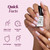 LONDONTOWN GelShift Top Coat and Foldable UV Lamp Set, Transformative UV Gel Top Coat for Nail Polish, Light and Fast Curing Lamp