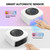 Lavinda UV Light for Nails, Plug-in 54W LED Nail Lamp for Acrylic Gel Polish Nail with Large LCD Display, Professional UV Nail Light Fast Curing Lamp Nail Dryer with 4 Timers for Women Girl Mom