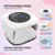 Lavinda UV Light for Nails, Plug-in 54W LED Nail Lamp for Acrylic Gel Polish Nail with Large LCD Display, Professional UV Nail Light Fast Curing Lamp Nail Dryer with 4 Timers for Women Girl Mom