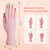 Nail Kit for Beginners with Everything: Practice Nail Hand Acrylic Set Professional Powder Liquid Starter Kits with Drill U/V Lamp in Cosmetic Gift Bag for Salon Home (Sparkling Pink)