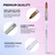 MelodySusie Kolinsky Acrylic Nail Brush, 100% Pure Kolinsky Hair, Professional Nail Brush for Acrylic Powder Nail Extension and 3D Nail Carving, for DIY Home Salon, Size 10