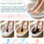 Portable Ionic Detox Foot Bath Machine, Ionic Detox Foot Spa Chi Cleanse with 5 Liners for Home Use Spa Club Salon or Holiday Travel Gift US Stock(Tub not Include)