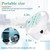 Portable Ionic Detox Foot Bath Machine, Ionic Detox Foot Spa Chi Cleanse with 5 Liners for Home Use Spa Club Salon or Holiday Travel Gift US Stock(Tub not Include)