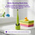 Burst Kids & Toddlers Electric Toothbrush (Green) | Soft Bristles | Two Minute Timer | Rechargeable Battery | Easy-Grip Silicone Handle | 2 Modes for Healthy Smiles | Ages 3+