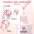 Beetles Builder Gel Nail Kit New Formula,8 in One 6 Colors Nude Pink Glitter Gel Builder for Nails Strengthening Thickening & Short Extension,with Base and Top Coat for DIY Home Salon Gifts