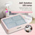 Nail Dust Collector with Lamp&50pcs Disposable Filter&Dusting Brush, Electric Nail Vacuum Cleaner Dust Fan Suction Machine for Manicure Acrylic Gel Nails Polishing, Low Noise,Salon Home