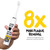 Made by Dentists Kids Electric Toothbrush - Rechargeable Vibrating Toothbrush with Timer, Includes 6 Replacement Heads, Gently Cleans Teeth, Kid & Toddlers Age 2+, (Bulldog)