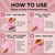 ForPro Premium Lint-Free Nail Wipes, 2400-Count Non-Woven 2" x 2" Wipes for Removing Nail Polish, Pink (Pack of 6)