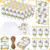 Dansib 48 Sets /144 Pcs Baby Shower Hand Cream Gift Party Favors for Guests Gift Bridal Wedding Thank You Gifts Bulk Mini Travel Size Hand Lotion Set for Guests(Bee)