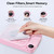 Makartt Compact Rechargeable Nail Dust Collector - 5500RPM Dust Collector Nail Tech ERYNOS Adjustable Speed,Quiet for Polishing Cuticle Manicure Salon&Home Use With 10pcs Filters&Dust Brush White