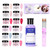 Acrylic Nail Kit with Drill and 12 Color Powder for Beginners