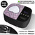 LIMEGIRL UV LED Nail Lamp Kit for Gel Polish Professional Fast Curing Black Dryer Light Set with 4 Timer Settings Cordless Rechargeable Nail Art Cure Machine for Manicure Pedicure at Home and Salon