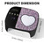 LIMEGIRL UV LED Nail Lamp Kit for Gel Polish Professional Fast Curing Black Dryer Light Set with 4 Timer Settings Cordless Rechargeable Nail Art Cure Machine for Manicure Pedicure at Home and Salon