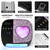 LIMEGIRL UV LED Nail Lamp Kit for Gel Polish Professional Fast Curing Black Dryer Light Set with 4 Timer Settings Cordless Rechargeable Nail Art Cure Machine for Manicure Pedicure at Home and Salon